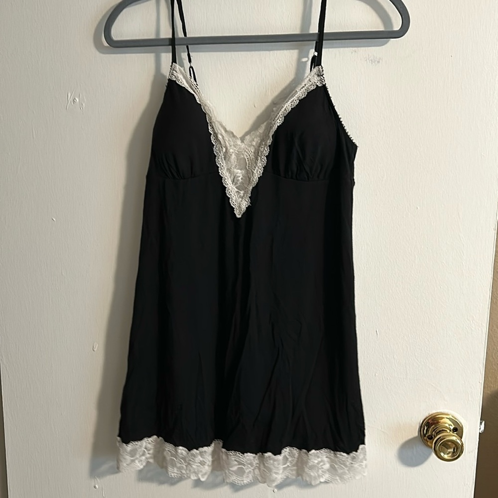 VS Black Lace Nightie Chemise